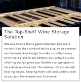 Allavino Reserva Series 50 Bottle Dual Zone Undercounter Wine Cooler Refrigerator with Black Glass Door BDW5034D - 2BGL - Allavino - Buy at Wine Coolers Online