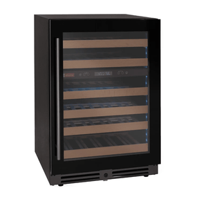Allavino Reserva Series 50 Bottle Dual Zone Undercounter Wine Cooler Refrigerator with Black Glass Door BDW5034D - 2BGL - Allavino - Buy at Wine Coolers Online