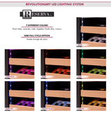 Allavino Reserva Series 50 Bottle Dual Zone Undercounter Wine Cooler Refrigerator with Black Glass Door BDW5034D - 2BGL - Allavino - Buy at Wine Coolers Online