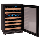 Allavino Reserva Series 50 Bottle Dual Zone Undercounter Wine Cooler Refrigerator with Black Glass Door BDW5034D - 2BGL - Allavino - Buy at Wine Coolers Online
