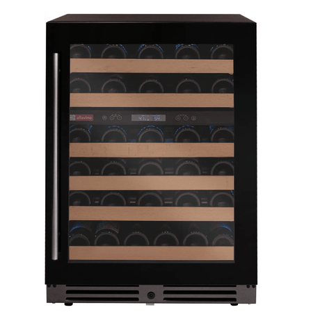 Allavino Reserva Series 50 Bottle Dual Zone Undercounter Wine Cooler Refrigerator with Black Glass Door BDW5034D - 2BGL - Allavino - Buy at Wine Coolers Online