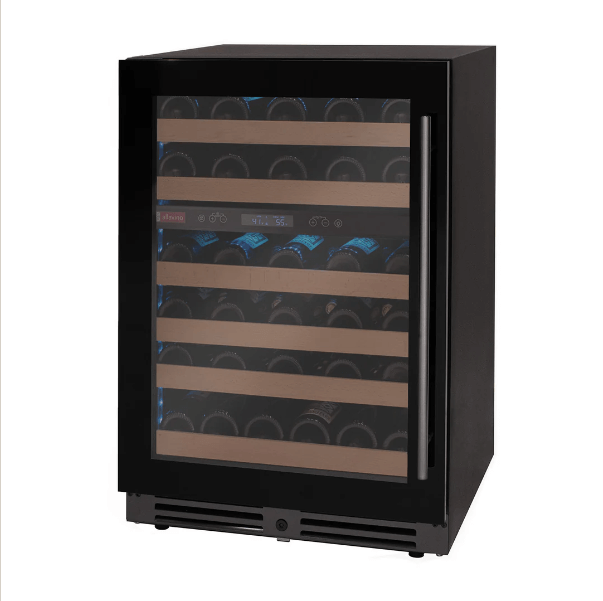 Allavino Reserva Series 50 Bottle Dual Zone Undercounter Wine Cooler Refrigerator with Black Glass Door BDW5034D - 2BGL - Allavino - Buy at Wine Coolers Online