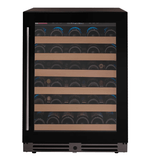 Allavino Reserva Series 50 Bottle Single Zone Built - in Wine Cooler Refrigerator with Black Glass Door - Allavino - Buy at Wine Coolers Online