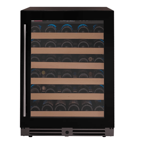 Allavino Reserva Series 50 Bottle Single Zone Built - in Wine Cooler Refrigerator with Black Glass Door - Allavino - Buy at Wine Coolers Online
