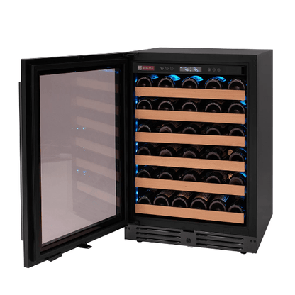 Allavino Reserva Series 50 Bottle Single Zone Built - in Wine Cooler Refrigerator with Black Glass Door - Allavino - Buy at Wine Coolers Online