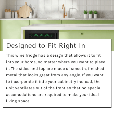 Allavino Reserva Series 50 Bottle Single Zone Built - in Wine Cooler Refrigerator with Black Glass Door - Allavino - Buy at Wine Coolers Online