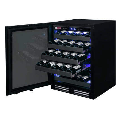 Allavino Reserva Series 50 Bottle Single Zone Built - in Wine Cooler Refrigerator with Black Stainless Door BDW5034S - 1BSL - Allavino - Buy at Wine Coolers Online
