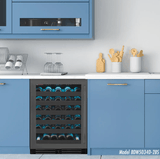 Allavino Reserva Series 50 Bottle Single Zone Built - in Wine Cooler Refrigerator with Black Stainless Door BDW5034S - 1BSL - Allavino - Buy at Wine Coolers Online