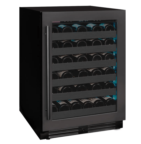 Allavino Reserva Series 50 Bottle Single Zone Built - in Wine Cooler Refrigerator with Black Stainless Door BDW5034S - 1BSL - Allavino - Buy at Wine Coolers Online