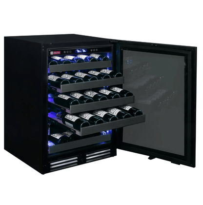 Allavino Reserva Series 50 Bottle Single Zone Built - in Wine Cooler Refrigerator with Black Stainless Door BDW5034S - 1BSL - Allavino - Buy at Wine Coolers Online