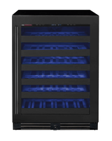 Allavino Reserva Series 50 Bottle Single Zone Built - in Wine Cooler Refrigerator with Black Stainless Door BDW5034S - 1BSL - Allavino - Buy at Wine Coolers Online