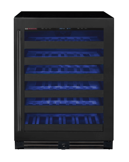 Allavino Reserva Series 50 Bottle Single Zone Built - in Wine Cooler Refrigerator with Black Stainless Door BDW5034S - 1BSL - Allavino - Buy at Wine Coolers Online
