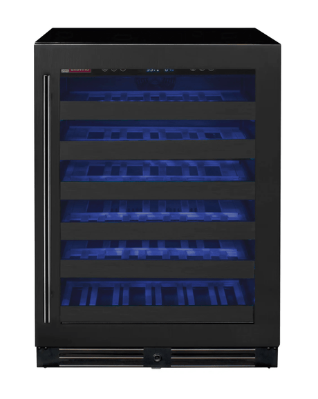 Allavino Reserva Series 50 Bottle Single Zone Built - in Wine Cooler Refrigerator with Black Stainless Door BDW5034S - 1BSL - Allavino - Buy at Wine Coolers Online