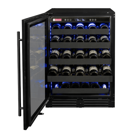 Allavino Reserva Series 50 Bottle Single Zone Built - in Wine Cooler Refrigerator with Black Stainless Door BDW5034S - 1BSL - Allavino - Buy at Wine Coolers Online