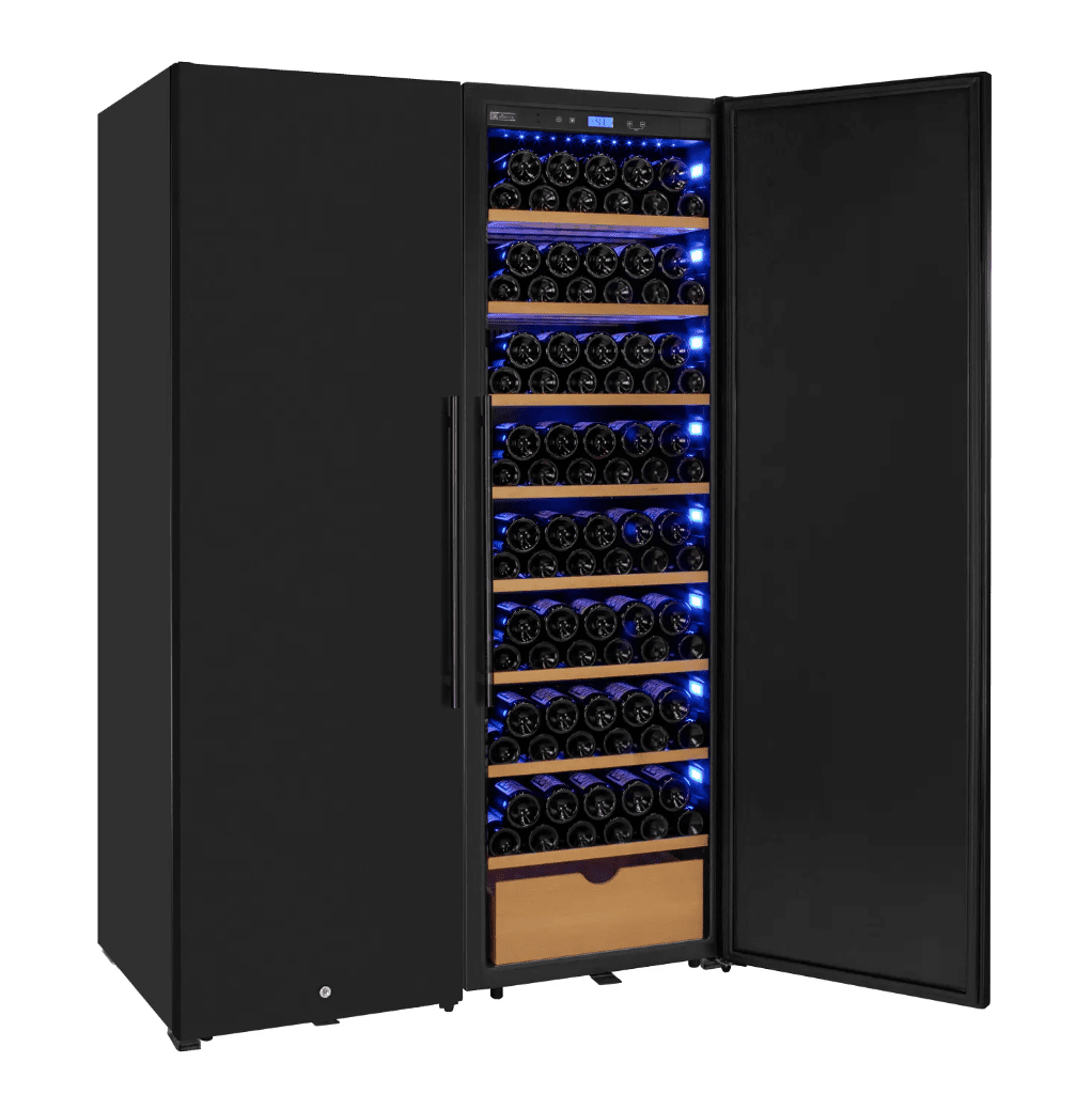 Allavino Side - by - Side Wine Vault with Solid Black Doors | 2X - KWR - 8185 - SD - Allavino - Buy at Wine Coolers Online