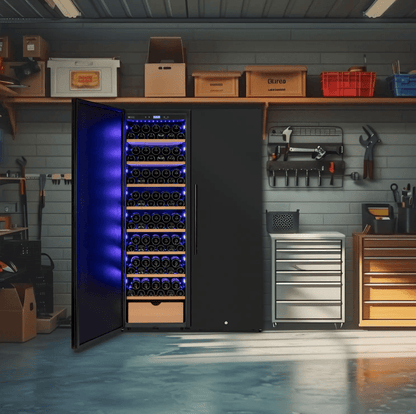 Allavino Side - by - Side Wine Vault with Solid Black Doors | 2X - KWR - 8185 - SD - Allavino - Buy at Wine Coolers Online