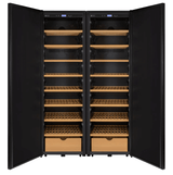 Allavino Side - by - Side Wine Vault with Solid Black Doors | 2X - KWR - 8185 - SD - Allavino - Buy at Wine Coolers Online