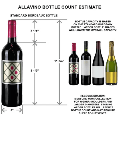 Allavino Vite Series 277 Bottle Single Zone Freestanding Large Capacity Wine Refrigerator - Allavino - Buy at Wine Coolers Online