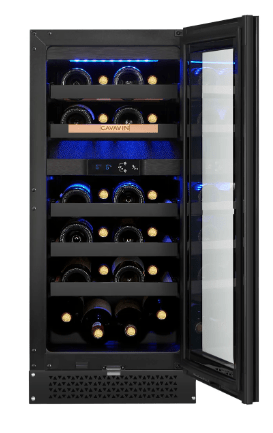 Cavavin VINOA 24 - Bottle Wine Cooler with Black Glass Door - Cavavin - Buy at Wine Coolers Online