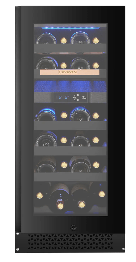 Cavavin VINOA 24 - Bottle Wine Cooler with Black Glass Door - Cavavin - Buy at Wine Coolers Online