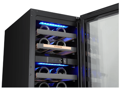 Cavavin VINOA 24 - Bottle Wine Cooler with Dark Grey Glass Door - Cavavin - Buy at Wine Coolers Online