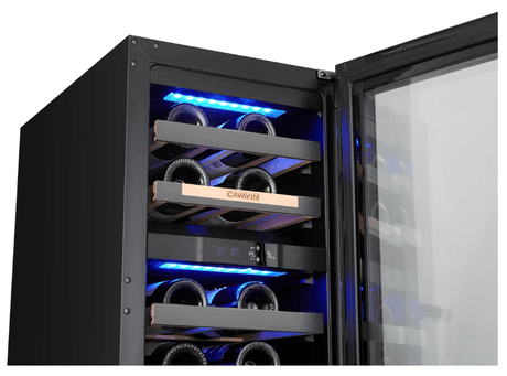 Cavavin VINOA 24 - Bottle Wine Cooler with Dark Grey Glass Door - Cavavin - Buy at Wine Coolers Online