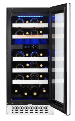Cavavin VINOA 24 - Bottle Wine Cooler with White Glass Door - Cavavin - Buy at Wine Coolers Online