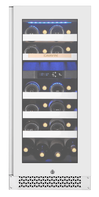Cavavin VINOA 24 - Bottle Wine Cooler with White Glass Door - Cavavin - Buy at Wine Coolers Online