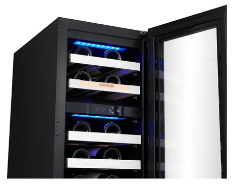 Cavavin VINOA 24 - Bottle Wine Cooler with White Glass Door - Cavavin - Buy at Wine Coolers Online