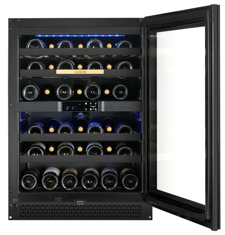 Cavavin VINOA 41 - Bottle Black Glass Door Wine Cooler - Cavavin - Buy at Wine Coolers Online