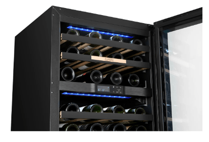 Cavavin VINOA 41 - Bottle Black Glass Door Wine Cooler - Cavavin - Buy at Wine Coolers Online