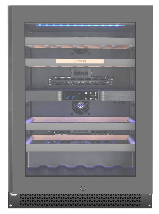 Cavavin VINOA 41 - Bottle Dark Grey Wine Cooler - Cavavin - Buy at Wine Coolers Online