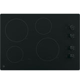 GE 30″ Built-In Knob Control Electric Cooktop JP3030DWBB