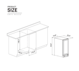 15 Inch Dual Zone Wine Cooler by Empava EMPV - WC02D - Empava - Buy at Wine Coolers Online