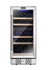 15 Inch Dual Zone Wine Cooler by Empava EMPV-WC02D