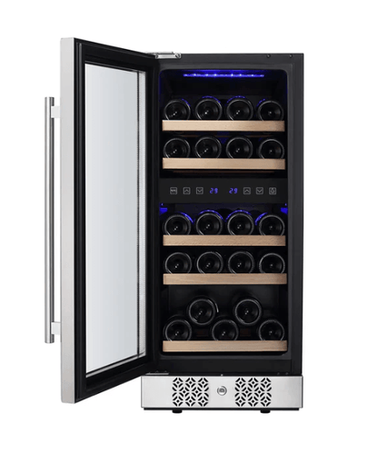 15 Inch Dual Zone Wine Cooler by Empava EMPV - WC02D - Empava - Buy at Wine Coolers Online