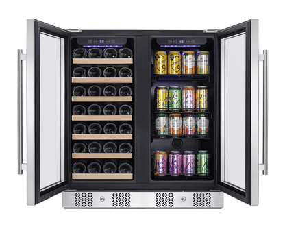 Dual Zone Wine & Beverage Cooler by Empava EMPV - BR04D - Empava - Buy at Wine Coolers Online