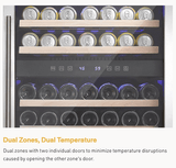 Empava EMPV - WC04D 24 Dual Zone Wine & Beverage Cooler - Empava - Buy at Wine Coolers Online