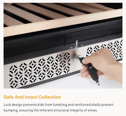 Empava EMPV - WC06D Dual Zone Wine Cooler 116 - Bottle Capacity - Empava - Buy at Wine Coolers Online