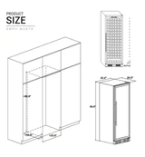 Empava EMPV - WC07S 170 - Bottle Single Zone Wine Refrigerator - Empava - Buy at Wine Coolers Online