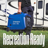 4,000 - Watt Gas Powered Portable Inverter Generator with Recoil Start, LED Data Center - Ezonesglobal - Buy at Wine Coolers Online