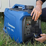 4,000 - Watt Gas Powered Portable Inverter Generator with Recoil Start, LED Data Center - Ezonesglobal - Buy at Wine Coolers Online