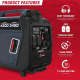 A - iPower 4300 - Watt Inverter Generator - Ezonesglobal - Buy at Wine Coolers Online