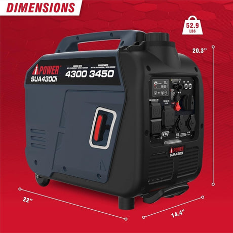 A - iPower 4300 - Watt Inverter Generator - Ezonesglobal - Buy at Wine Coolers Online