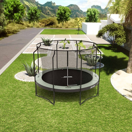Acon Air 12ft Round Trampoline with Premium Net and Ladder - Ezonesglobal - Buy at Wine Coolers Online