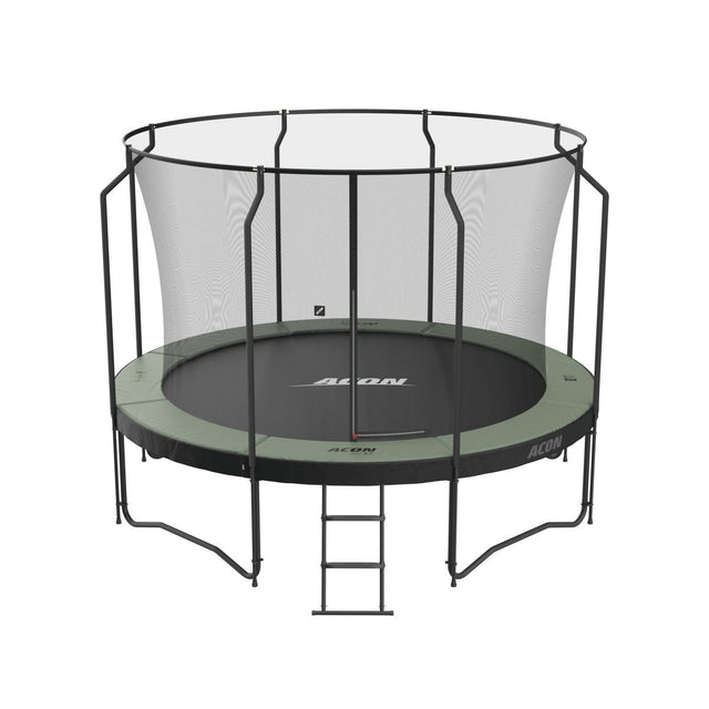 Acon Air 12ft Round Trampoline with Premium Net and Ladder - Ezonesglobal - Buy at Wine Coolers Online
