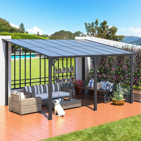 Aecojoy Aluminum Pergola with Canopy - Ezonesglobal - Buy at Wine Coolers Online