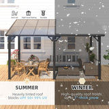Aecojoy Aluminum Pergola with Canopy - Ezonesglobal - Buy at Wine Coolers Online