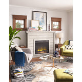 Alaya Wall Mounted Electric Fireplace Sand & Stable Finish - Ezonesglobal - Buy at Wine Coolers Online