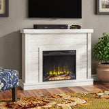Alaya Wall Mounted Electric Fireplace Sand & Stable Finish - Ezonesglobal - Buy at Wine Coolers Online